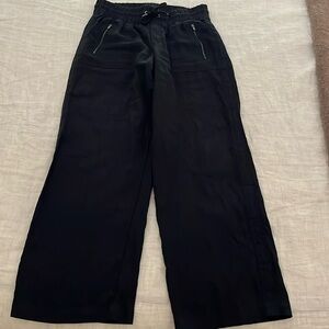 Athleta Linen Black pants size 12